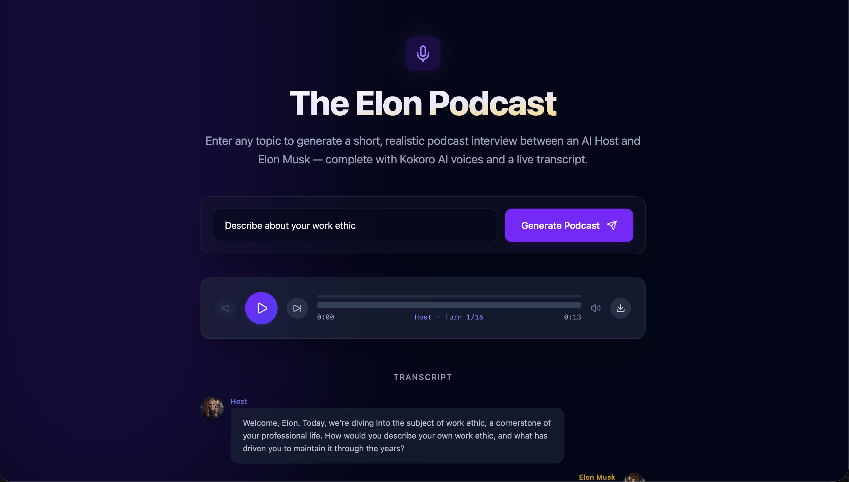 The Elon Podcast